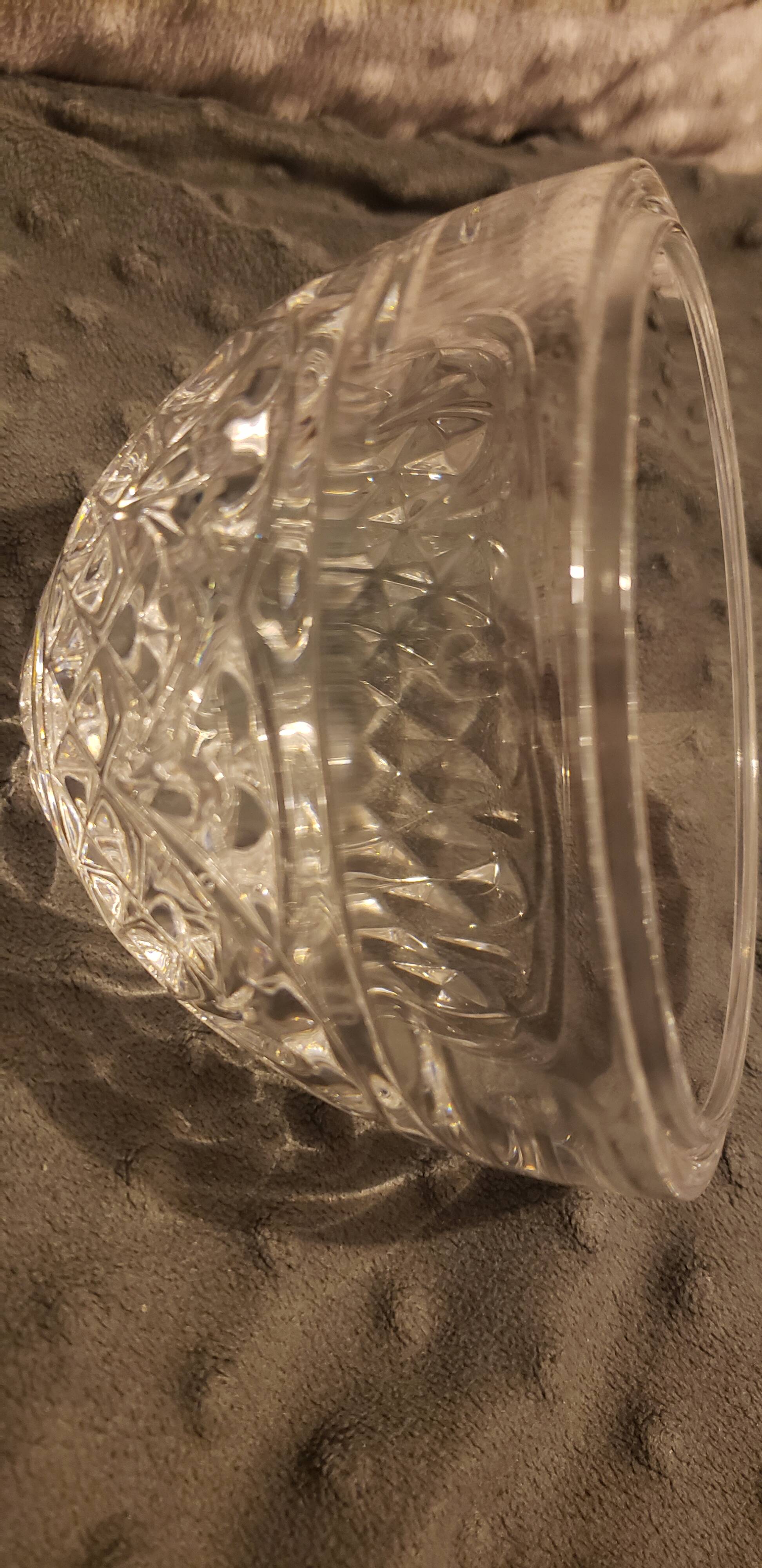 Crystal d'Arques candy dish egg
