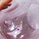 Récipient en verre bullé signé Biot
