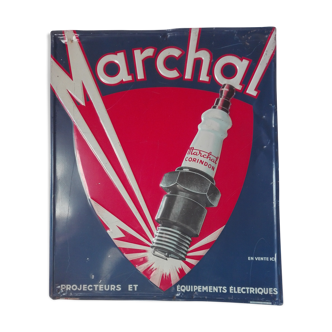 Marchal vintage metal plate