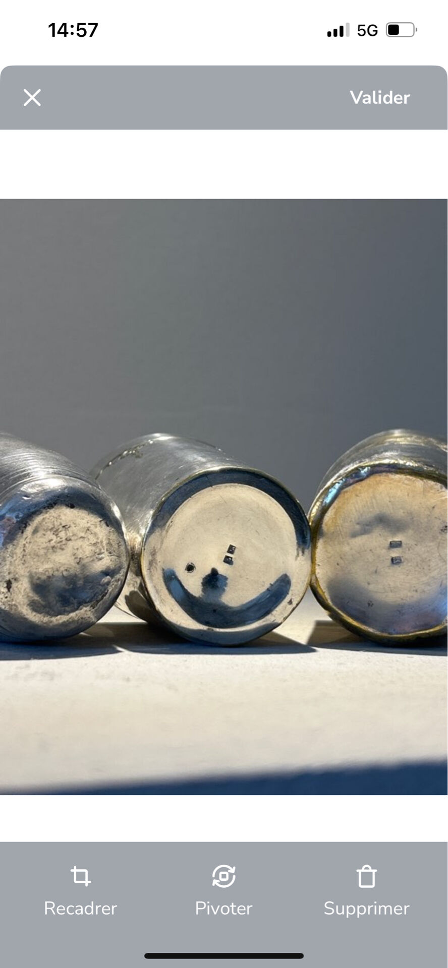Set of three cups