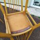 Lot de 8 chaises scandinave bois et tissu