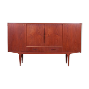 enfilade en teck, design danois, années 1960, danemark