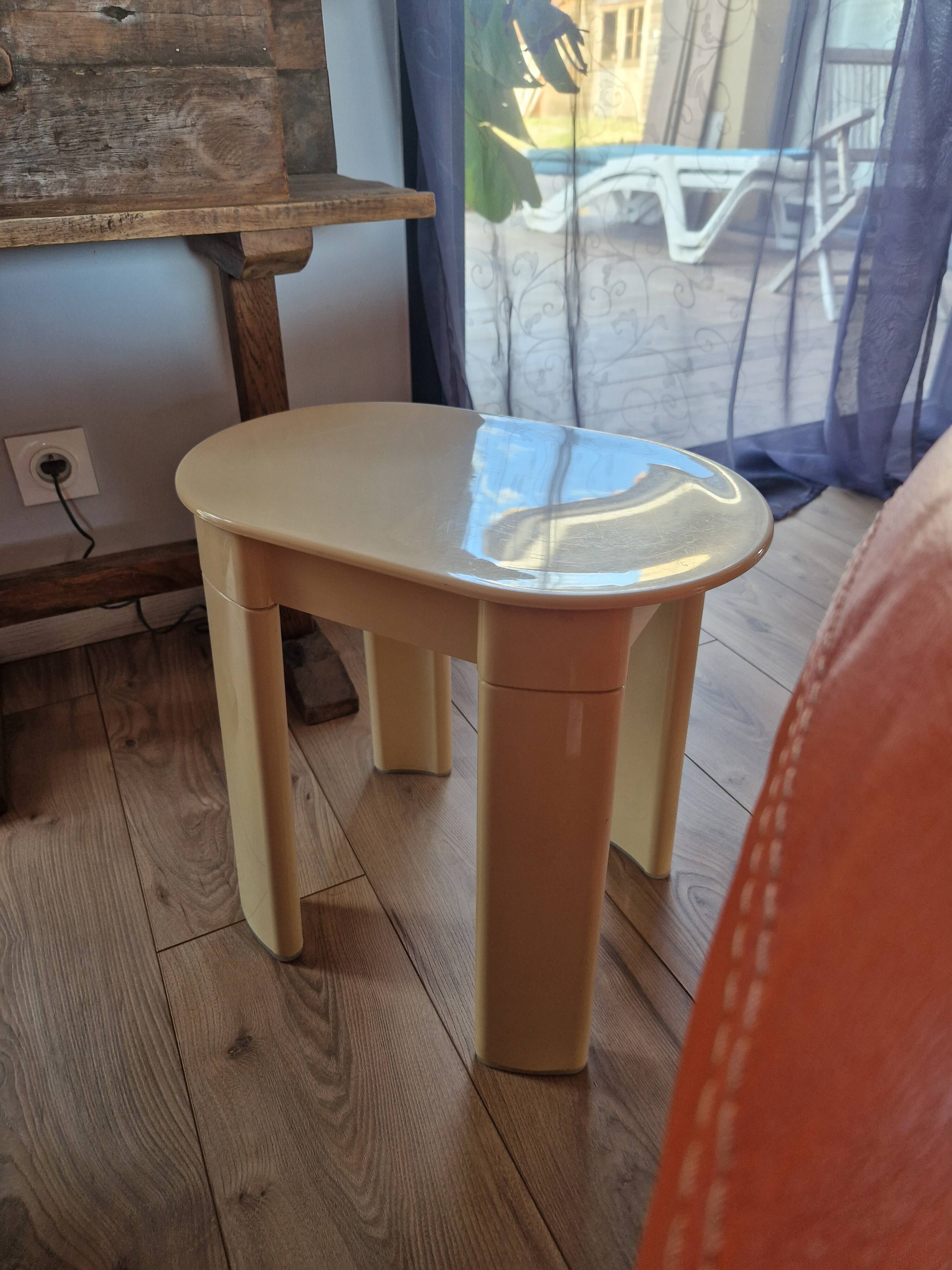 Vintage Gedy G-Box Stool – Olaf Von Bohr, removable legs