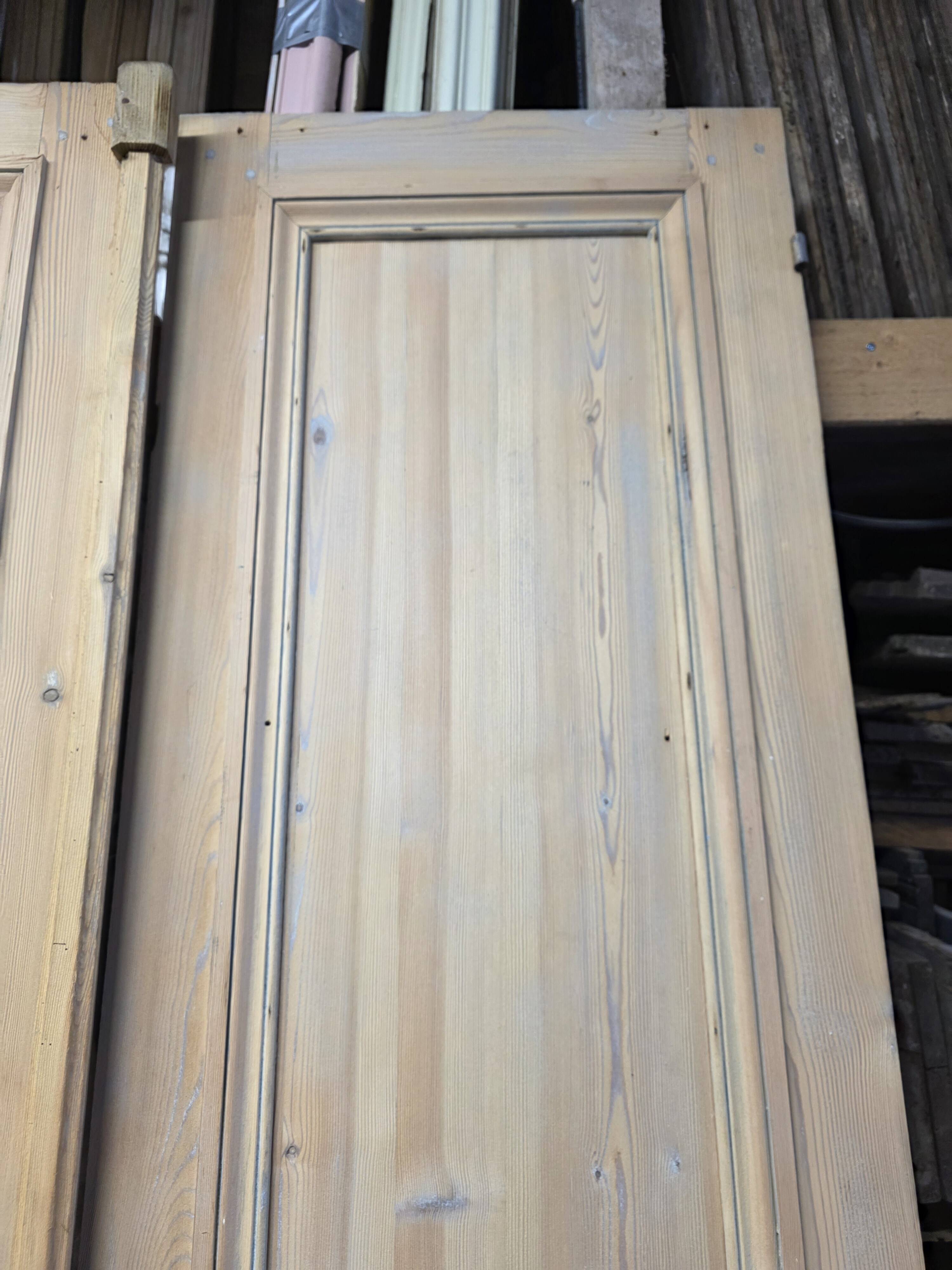 Pair of pine doors from the 19th century.