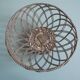silver-plated metal basket vintage