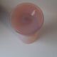 Powder pink opaline vase