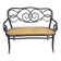 Art nouveau settee no. 2 in bent wood and cane by Thonet Brothers, Austria 1900s