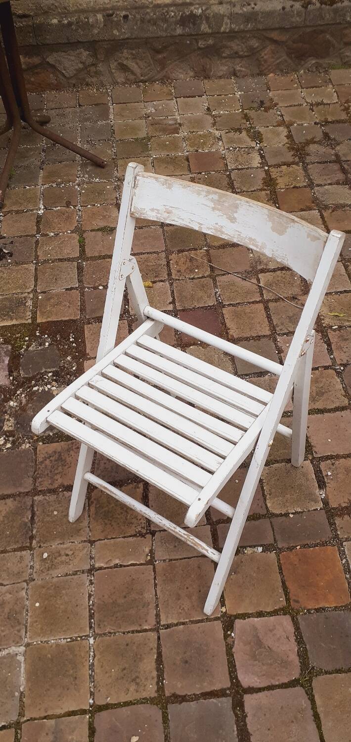 Vintage 60s wooden garden furniture