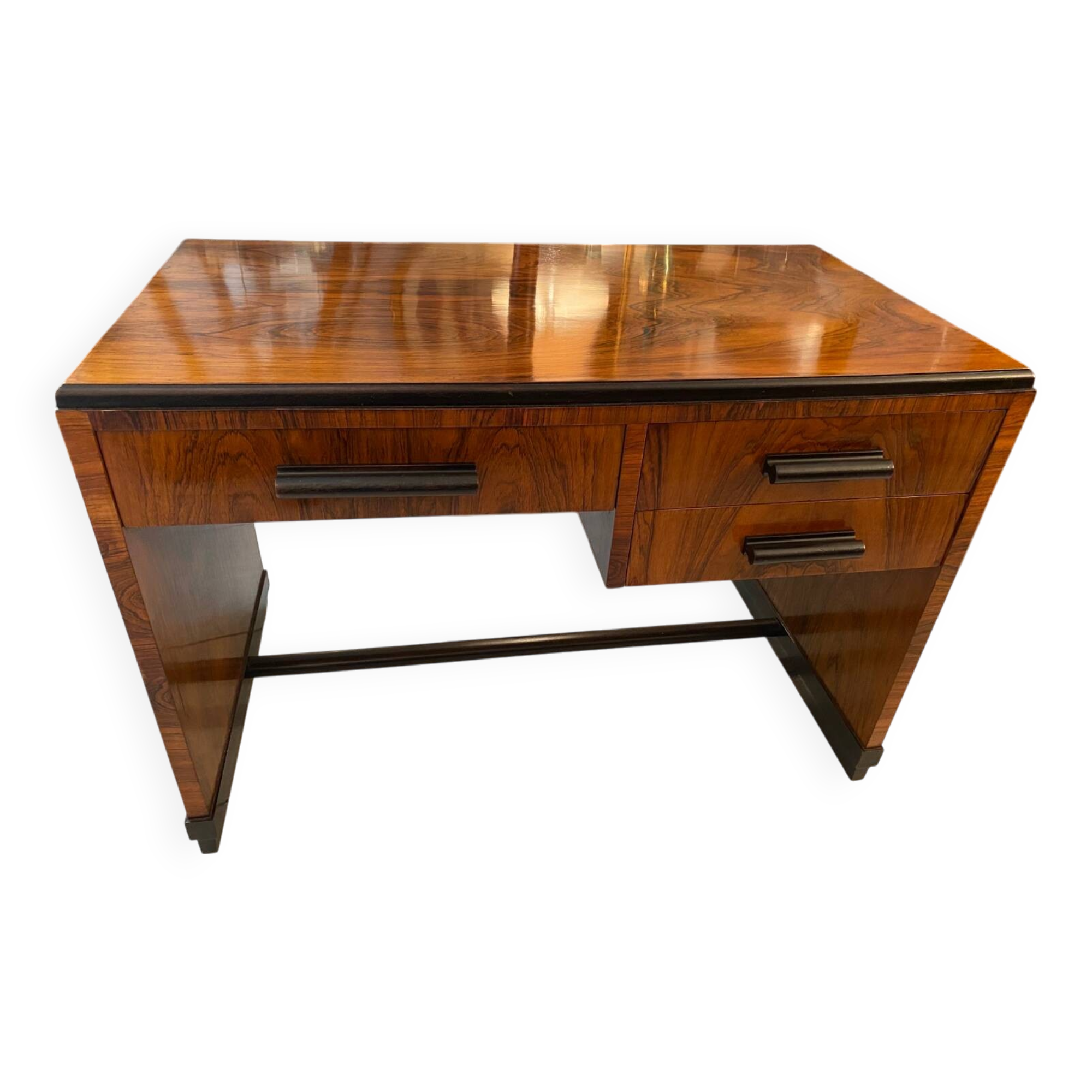 Art Deco mahogany desk