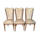 Série de 3 chaises époque années 50