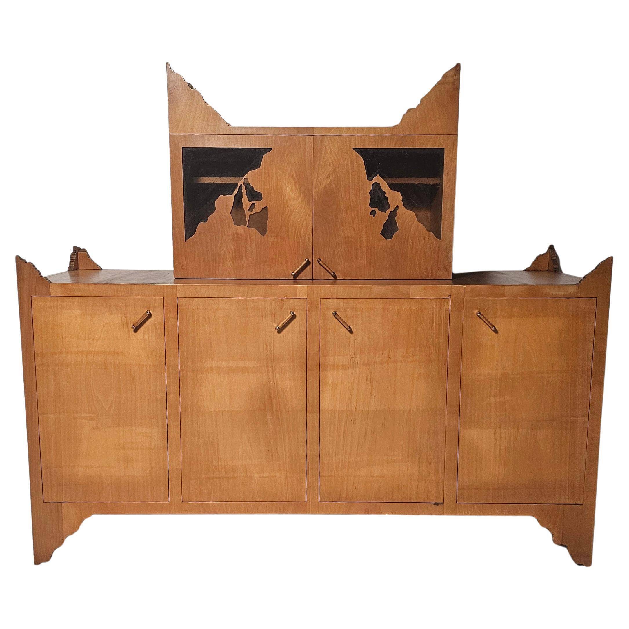 Buffet Breccia designed by Ugo La Pietra, Italy, 1980s