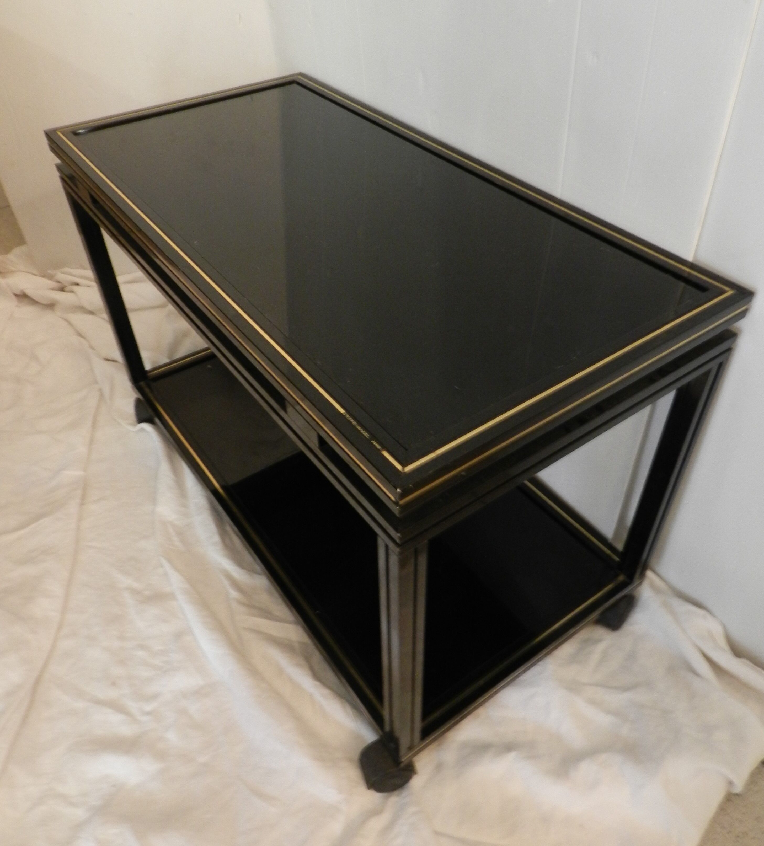 Pierre Vandel coffee table on wheels