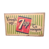Sign metal 7up 1963