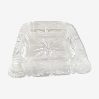 1960 cut glass ashtray