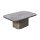 Brown Paul Kingma concrete coffee table