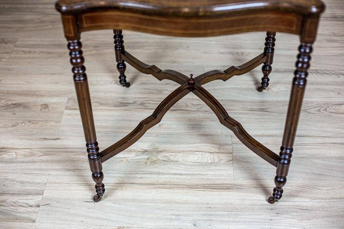 19th Century Inlaid Coffee Table, 1890s