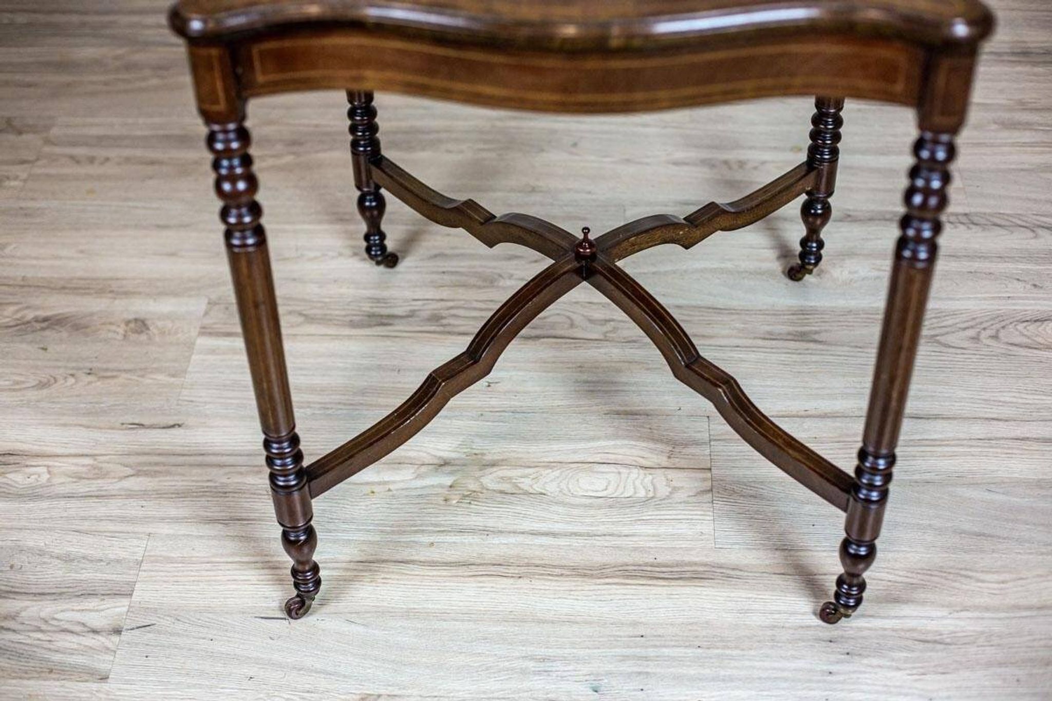 19th Century Inlaid Coffee Table, 1890s