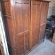 3-door workshop cabinet in solid oak