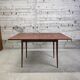 Table papillon ancienne, pieds compas