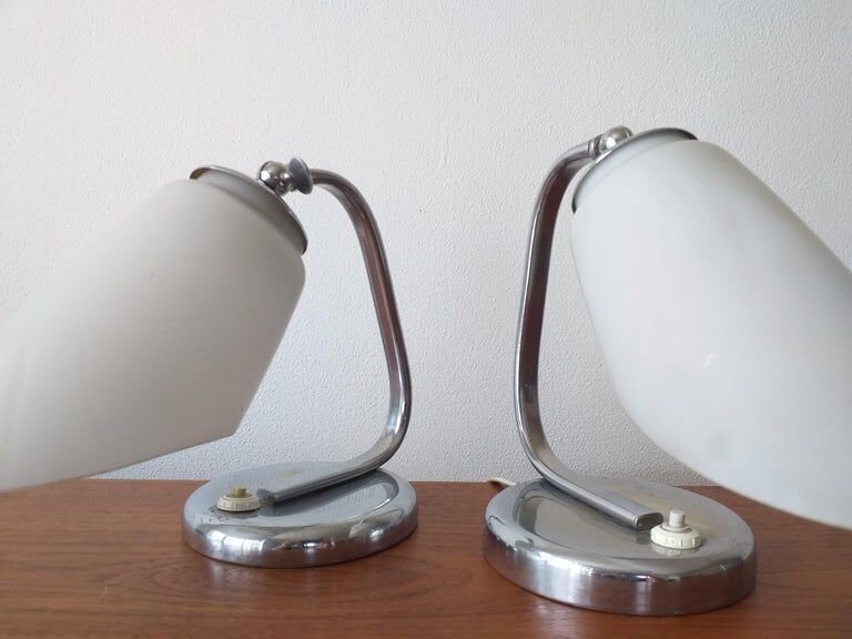 Pair of Art Deco Table Lamps, 1930s