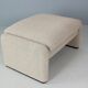 Vico Magistretti "Maralunga" 3-seater and footstool re-upholstered For Cassina