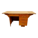 Vintage desk with 5 drawers