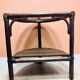 Side table / end table in rattan and cane.