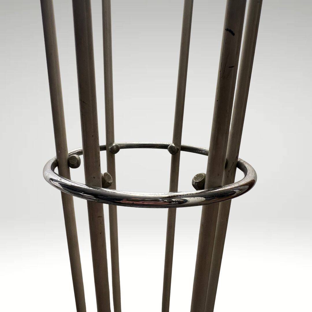 Stilnovo Alberello Floor Lamp, 1960s, White Metal & Marble Base