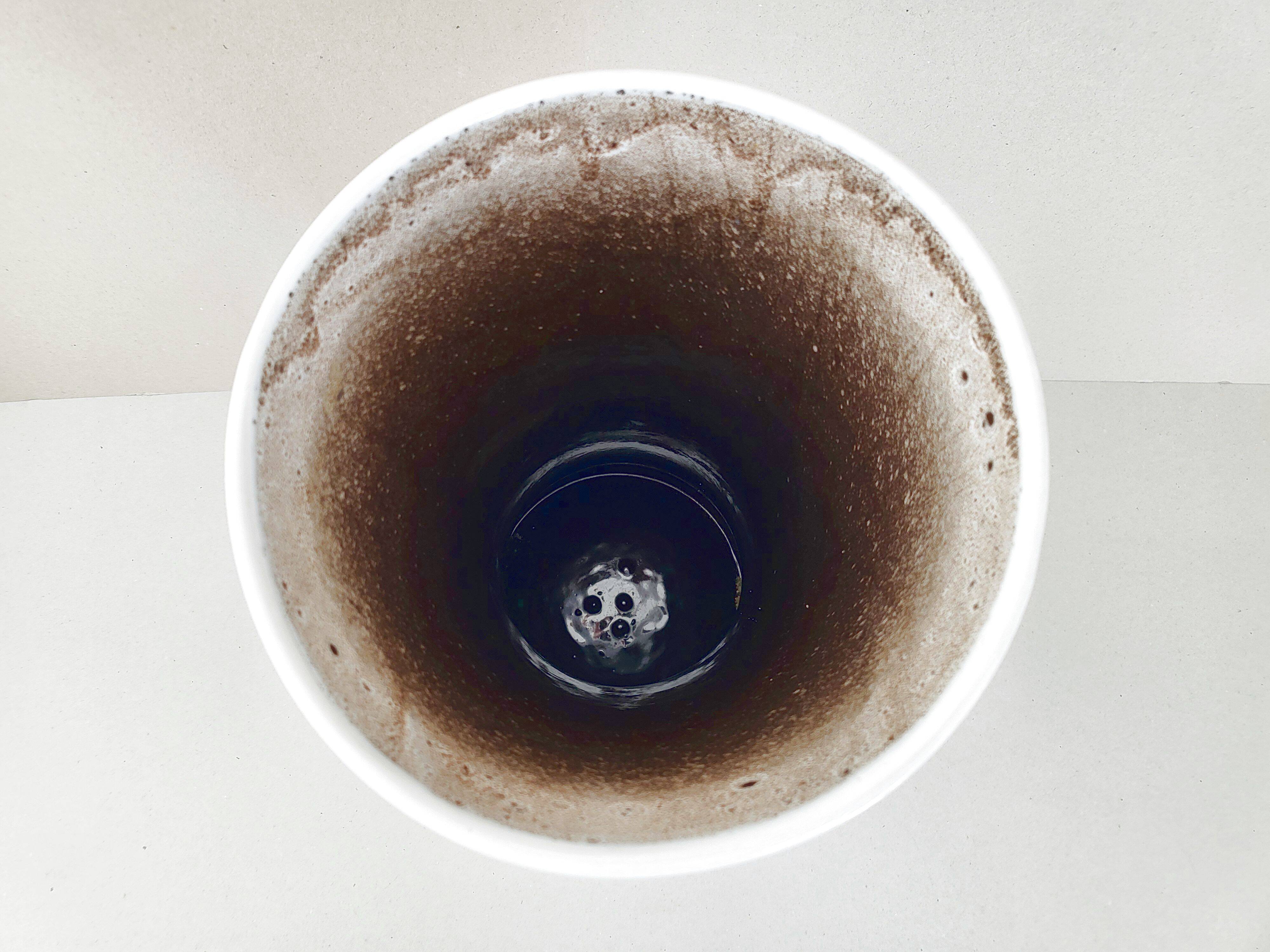 Vintage diabolo vase Stein Keramik 1960s