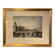 Color engraving, the bridge to change, Paris