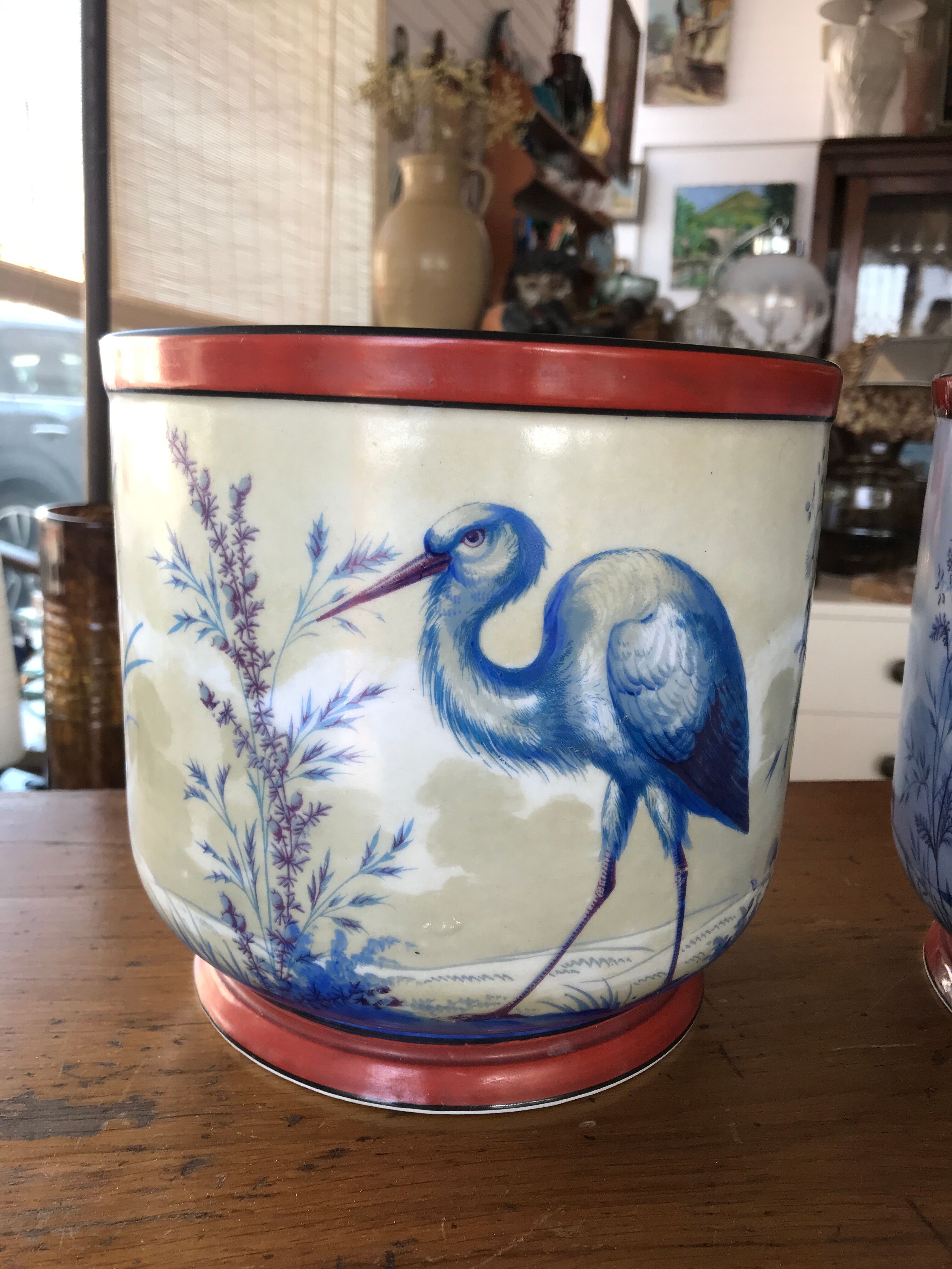 Pair of pot covers Vieux Paris