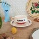 Ensemble de 4 tasses et 4 sous-tasses chocolat Choky bistrot publicitaire - vintage