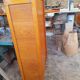 Vintage light sliding cabinet 50s
