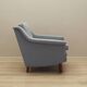 Fauteuil gris, design danois, années 1960, production : Danemark