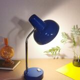 Articulated lamp royal blue and chrome, 1970