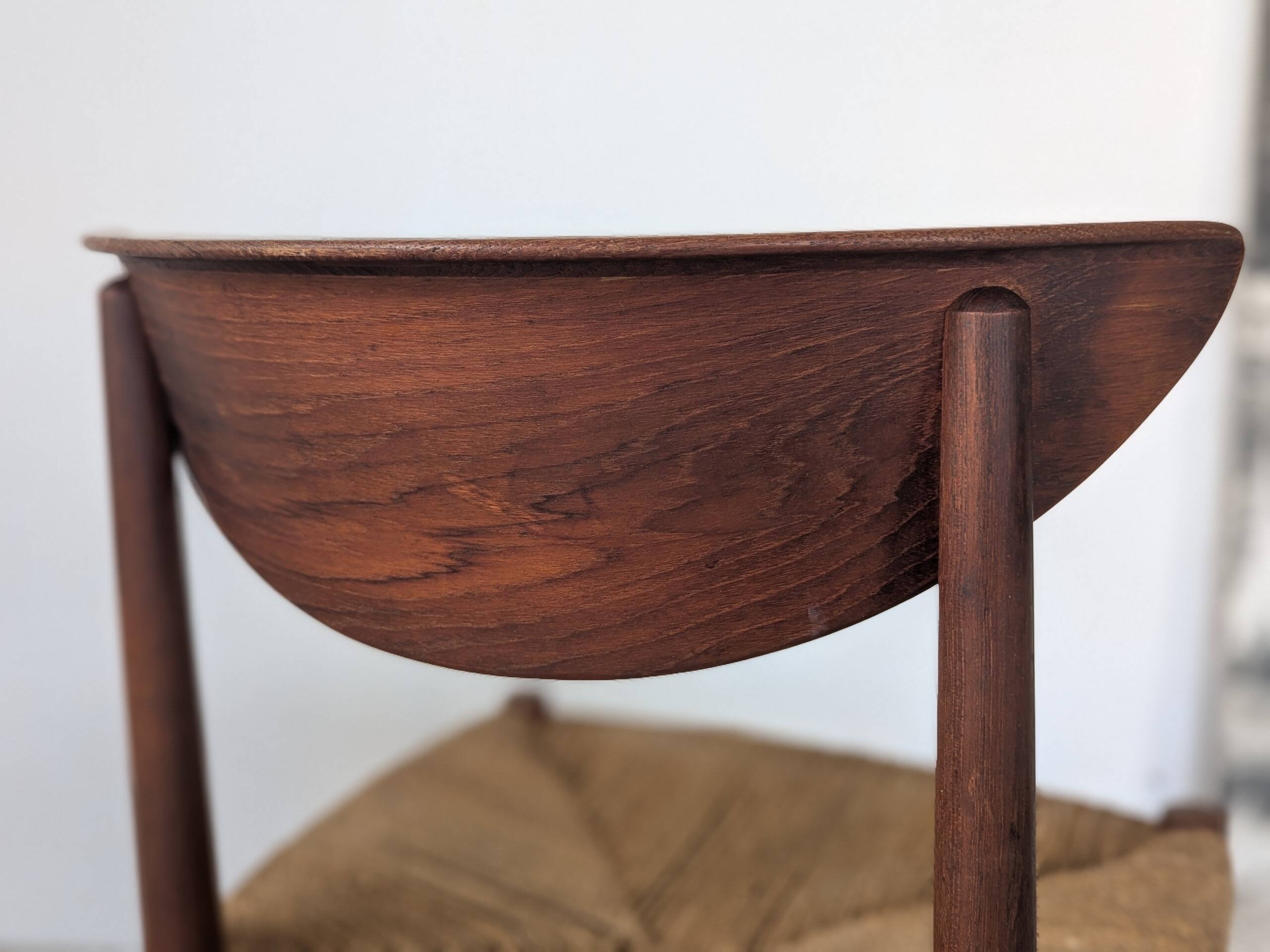 Teak and rope chair by Peter Hvidt and Orla Molgaard