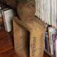 Wooden box storage furniture Germain