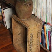 Wooden box storage furniture Germain