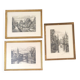3 engravings signed