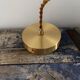 Vintage amber glass pendant light