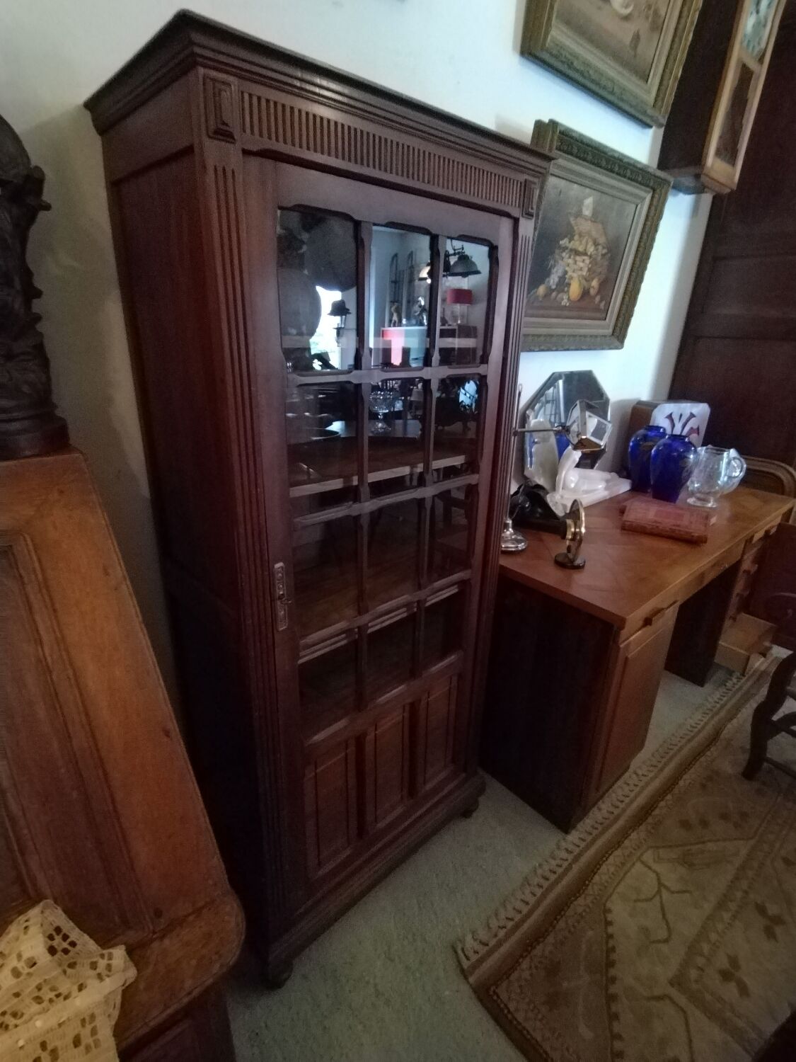 Parisian glass cabinet