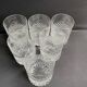 6 Verres à whisky cristal taillé
