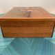 Inlaid wooden box