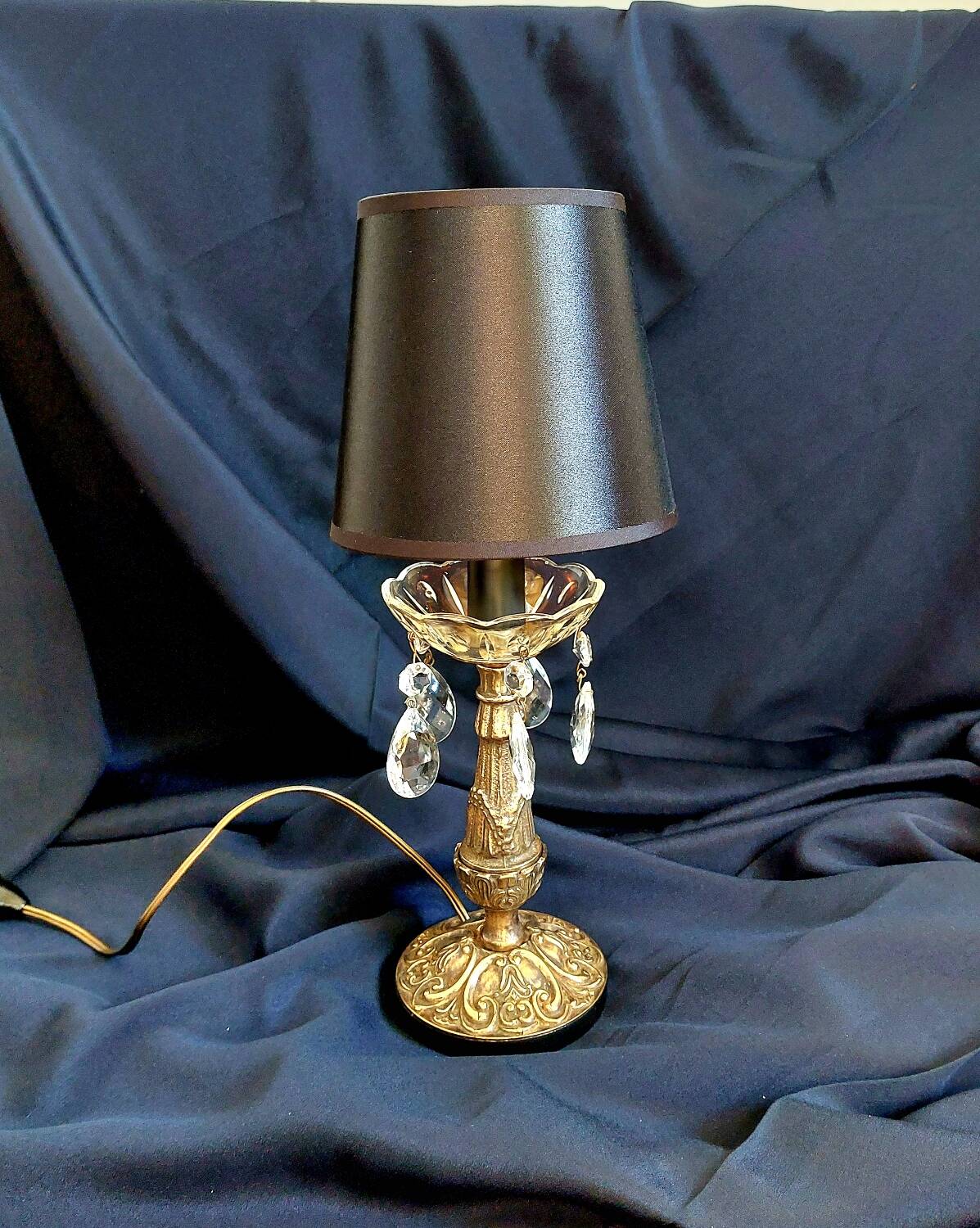 Small vintage brass lamp