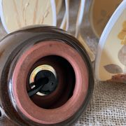 Vintage stoneware lamp