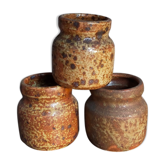 Three pots in ancient pyrity sandstone late nineteenth century