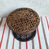 Diabolo rattan stool
