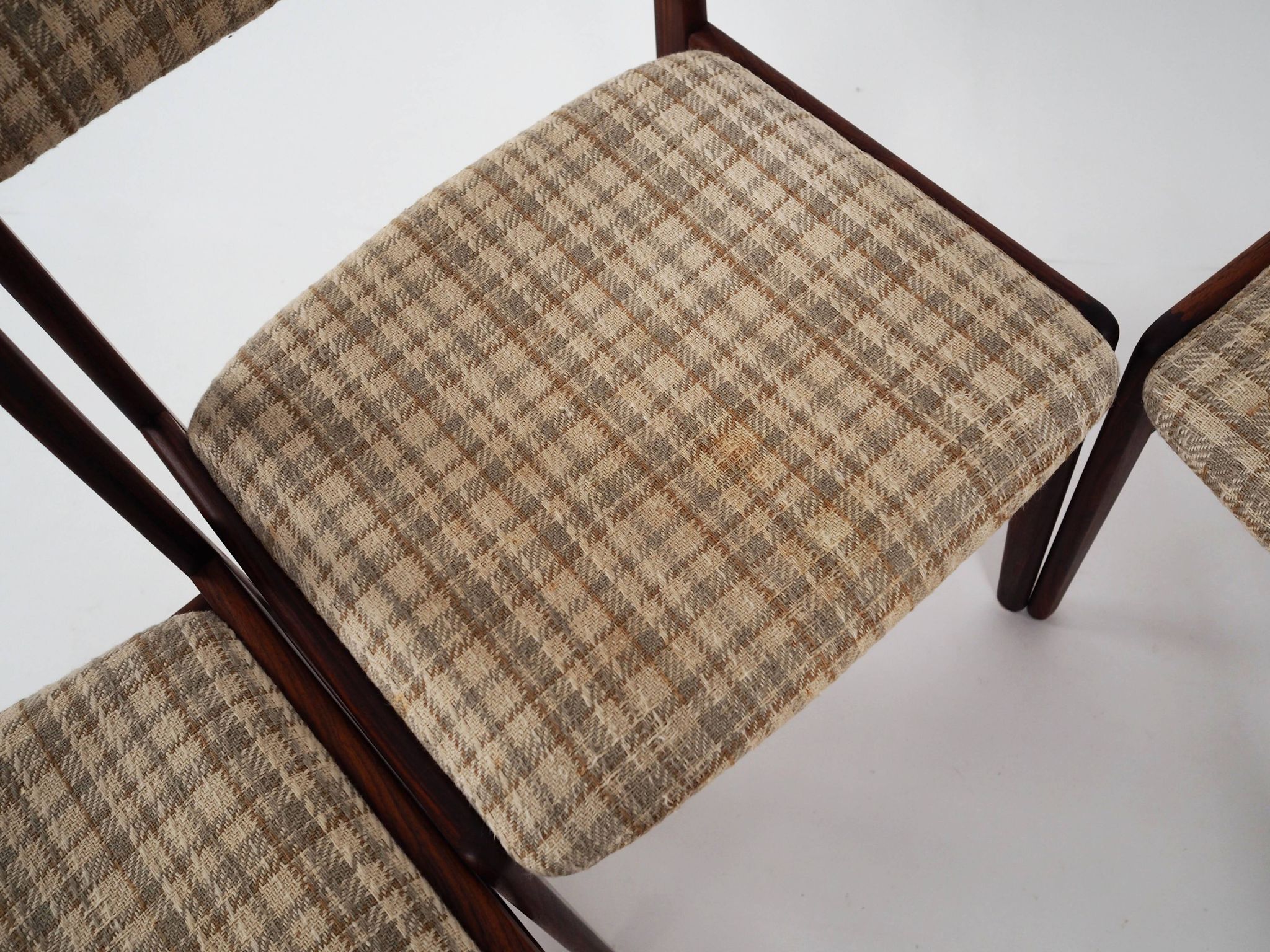 Set of six rosewood chairs, Danish design, 1970s, manufactured by Thorsø Møbelfabrik