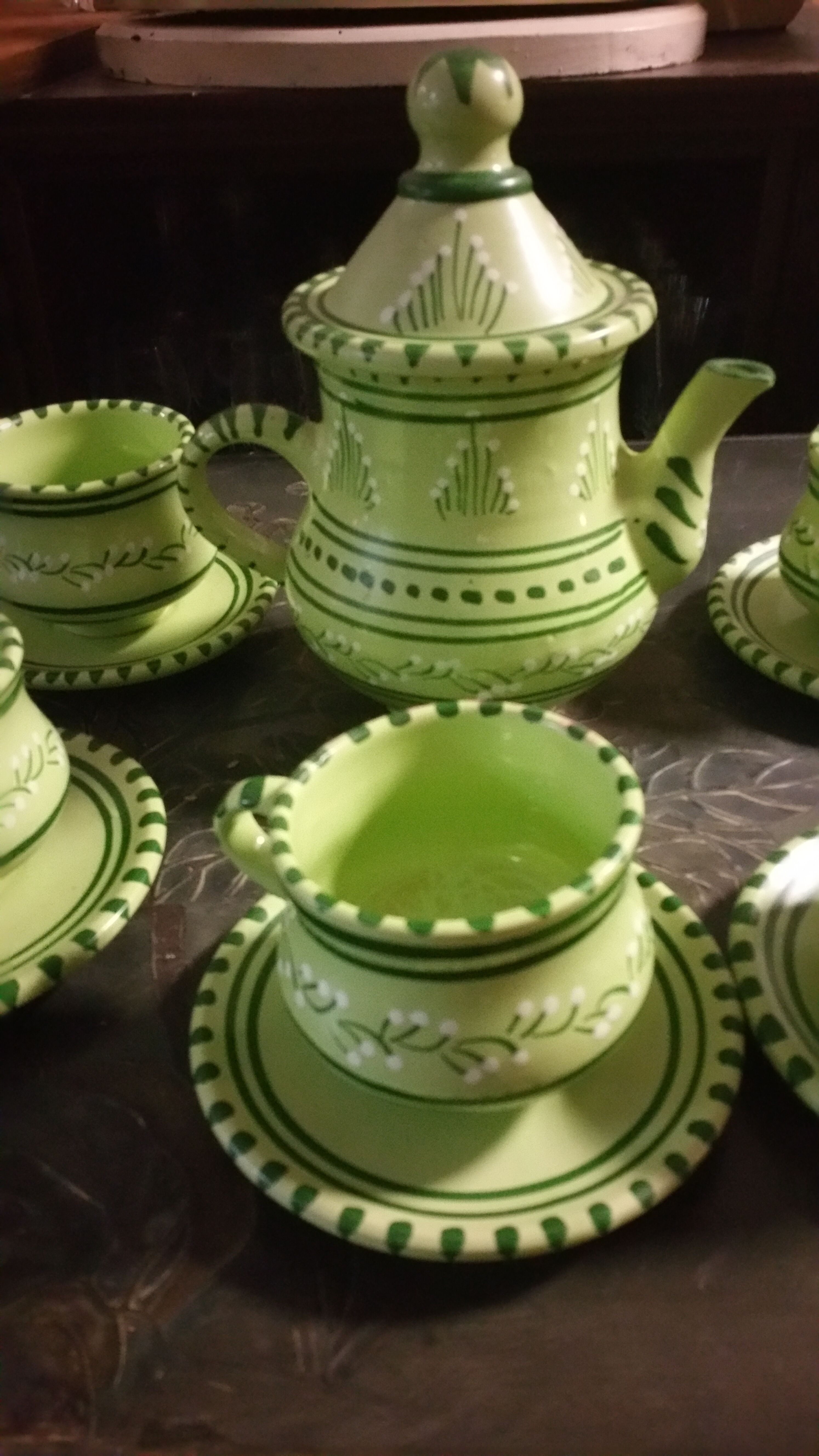 Moroccan coffee service