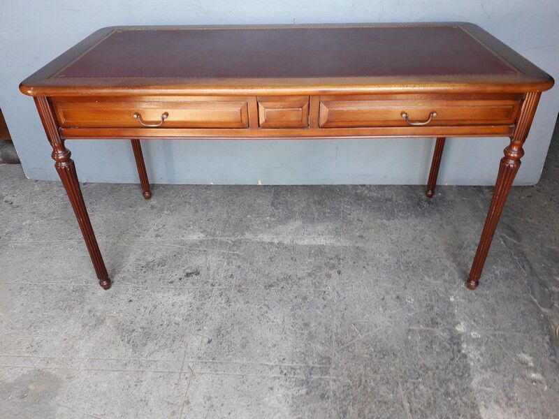 St Louis 16th solid cherry writing desk mid 20th century